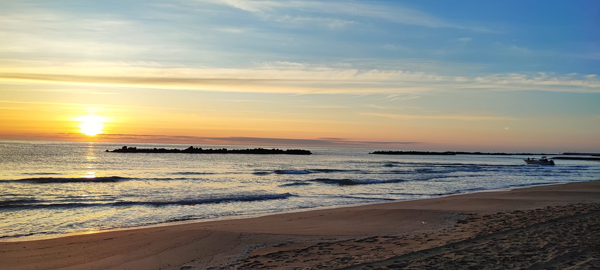 L'alba sul mare di Francavilla al Mare